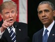 Tổng thống Mỹ Donald Trump và người tiền nhiệm Barack Obama (Ảnh: Getty).
