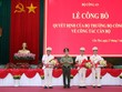 Bổ nhiệm 3 Phó giám đốc Công an thành phố Cần Thơ.