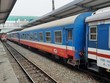 Đoàn tàu tại ga Hà Nội của Tổng công ty Đường sắt Việt Nam (Ảnh: Việt Hùng/Vietnam+).