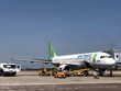Máy bay của hãng hàng không Bamboo Airways. (Ảnh: Huy Hùng/TTXVN).