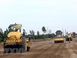 Giải phóng mặt bằng dự án cao tốc Bắc-Nam. (Nguồn: TTXVN)