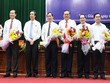 Lãnh đạo Tỉnh ủy - HĐND tỉnh Tiền Giang chúc mừng nhân sự mới.