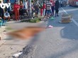 Người phụ nữ đi xe đạp tử vong tại chỗ.