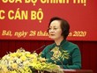 Đồng chí Phạm Thị Thanh Trà. (Ảnh: Việt Dũng/TTXVN).