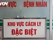 Khu vực cách ly tại Bệnh viện Bệnh Nhiệt đới Trung ương.