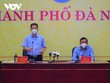 Ông Nguyễn Văn Quảng, Bí thư Thành ủy Đà Nẵng phát biểu tại cuộc họp chiều 13/9.