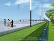 Tuyến đường du lịch ven Bãi Trường sẽ là con đường dạo bộ ven biển dài nhất cả nước.