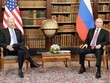 Tổng thống Mỹ Joe Biden (trái) và Tổng thống Nga Vladimir Putin tại hội nghị thượng đỉnh ở Geneva, Thụy Sĩ, ngày 16/6/2021. (Ảnh: AFP/ TTXVN).