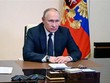 Tổng thống Nga Vladimir Putin chủ trì cuộc họp Hội đồng an ninh Nga tại Moskva, ngày 3/3/2022. (Ảnh: AFP/TTXVN).