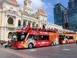 Xe buýt du lịch tại Thành phố Hồ Chí Minh. (Ảnh: Mỹ Phương/TTXVN).