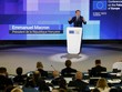 Tổng thống Pháp Emmanuel Macron phát biểu trước Nghị viện châu Âu. Ảnh: Le Monde.
