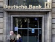 Một chi nhánh ngân hàng Deutsche Bank tại Frankfurt, Đức. (Ảnh: AFP/TTXVN).
