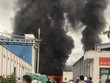 Ngọn lửa bùng phát dữ dội từ xưởng than đá của Công ty TNHH sợi MeKong.