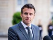 Tổng thống Pháp Emmanuel Macron, thuộc đảng Cộng hòa Tiến bước, bên ngoài Điện Elysee, Paris, Pháp, ngày 5/7. Ảnh: Reuters.