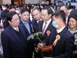 Bộ trưởng Lê Minh Hoan thăm gian trưng bày Sâm Lai Châu tại Hội nghị Xúc tiến Đầu tư lĩnh vực nông nghiệp tỉnh Lai Châu năm 2021.