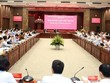 Hội nghị lần thứ 10, Ban chấp hành Đảng bộ Thành phố Hà Nội xem xét, thảo luận nhiều vấn đề quan trọng của Thành phố. (Ảnh: Thanh Hải)