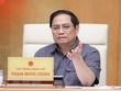 Thủ tướng Phạm Minh Chính chủ trì phiên họp. (Ảnh: Dương Giang/TTXVN)