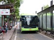Hiện Thành phố Hồ Chí Minh mới có 1 tuyến xe buýt điện. (Ảnh: Tiến Lực/TTXVN)