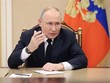 Tổng thống Nga Vladimir Putin phát biểu tại cuộc họp ở Moskva. (Ảnh: AFP/TTXVN)