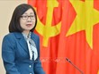 Bà Đoàn Thị Tuyết Nhung, Phó Tổng Giám đốc TTXVN làm ủy viên Hội đồng phối hợp phổ biến, giáo dục pháp luật TW. (Ảnh: Minh Đức/TTXVN)