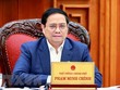 Thủ tướng Phạm Minh Chính chủ trì cuộc họp về bảo đảm cung ứng điện cho sản xuất kinh doanh và tiêu dùng. (Ảnh: TTXVN)
