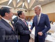 Thủ tướng Phạm Minh Chính gặp Tổng thống Hoa Kỳ Joe Biden. (Ảnh: TTXVN).