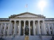 Trụ sở Bộ Tài chính Mỹ ở Washington DC. (Ảnh: AFP/TTXVN).