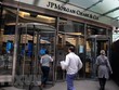 Trụ sở Ngân hàng JPMorgan Chase tại New York, Mỹ ngày 1/5/2023. (Ảnh: THX/TTXVN)
