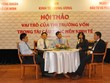 Các diễn giả trao đổi tại Hội thảo