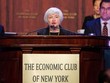 Bà Janet Yellen có bài phát biều tại Câu lạc bộ Kinh tế New York hôm 29/3 - Ảnh: AFP