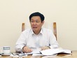 Phó Thủ tướng Vương Đình Huệ tại buổi làm việc. Ảnh: VGP/Thành Chung