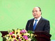 Thủ tướng phát động cuộc vận động "Xây dựng văn hóa doanh nghiệp Việt Nam". Ảnh VGP/Quang Hiếu 