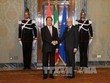 Chủ tịch nước Trần Đại Quang và Tổng thống Italy Sergio Mattarella.