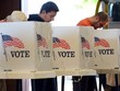  Cử tri Mỹ bỏ phiếu. Ảnh: Reuters