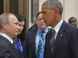 Tổng thống Nga Putin và Tổng thống Mỹ Obama gặp nhau tại G20 hồi tháng 9. Ảnh: AP