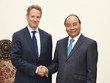 Thủ tướng Nguyễn Xuân Phúc tiếp ông Timothy Geithner, Chủ tịch Tập đoàn tài chính Warburg Pincus. Ảnh: VGP