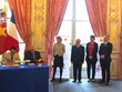 Chủ tịch Tập đoàn FLC Trịnh Văn Quyết (trái) và Phó Chủ tịch Airbus phụ trách thương mại Eric Schulz (phải) ký kết hợp đồng thoả thuận mua 24 máy bay A321NEO cho Bamboo Airways