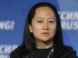 Giám đốc tài chính Mạnh Vãn Chu của tập đoàn Huawei. Ảnh:AFP.
