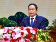 Ông Trần Thanh Mẫn, Ủy viên Bộ Chính trị, Chủ tịch Quốc hội phát biểu tại Lễ kỷ niệm 30 năm Kiểm toán Nhà nước