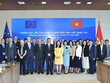 Hướng tới kỷ niệm 35 năm quan hệ ngoại giao, Việt Nam và EU đã nhất trí phối hợp để nâng cấp quan hệ song phương. Ảnh NBG