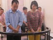 Các bị cáo tại tòa.