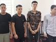 Các đối tượng khi bị bắt. Ảnh Pháp luật xã hội.