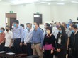Các bị cáo tại tòa.