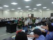 Quang cảnh phiên tòa.