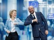 Chủ tịch Ủy ban châu Âu Ursula von der Leyen và Chủ tịch Hội đồng châu Âu Charles Michel. Ảnh: Reuters