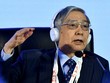 Thống đốc ngân hàng trung ương Nhật Bản (BOJ) Haruhiko Kuroda 
