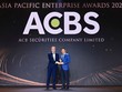 Ông Nguyễn Đức Hoàn, Tổng giám đốc ACBS nhận giải thưởng APEA