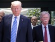 Tổng thống Mỹ Donald Trump và ông John Bolton. Ảnh: AFP.