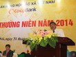 Năm 2014, Ngân hàng Hợp tác xã lãi hơn 113 tỷ đồng