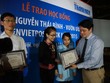 Vườn ươm nhân tài LienVietPostBank 2015 trao học bổng cho sinh viên